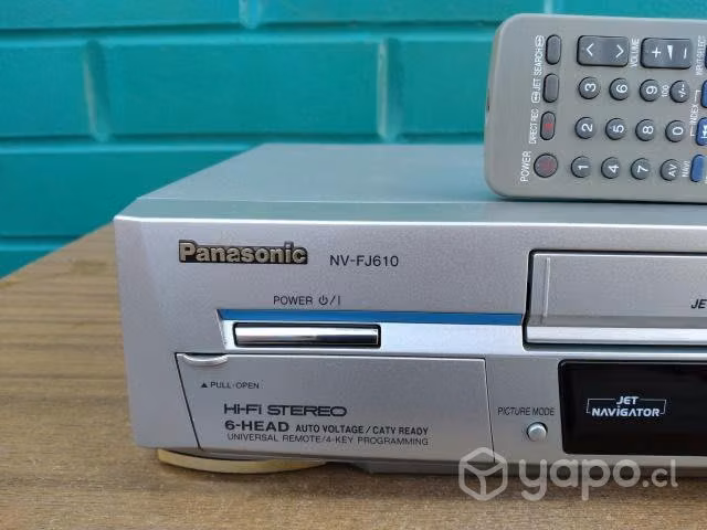Panasonic vhs player NV-FJ610 6 head hi fi