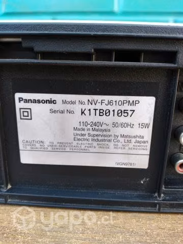 Panasonic vhs player NV-FJ610 6 head hi fi