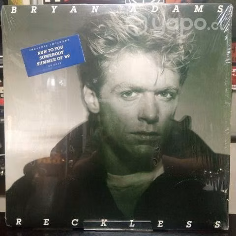 Vinilo Lp Bryan Adams  Reckleesi 1984