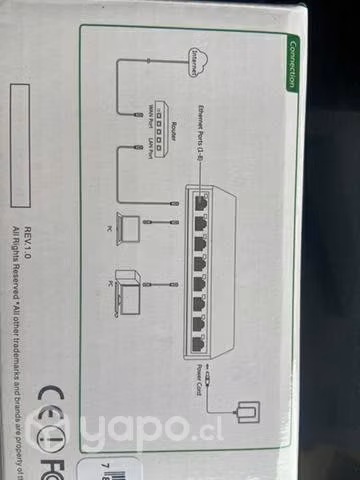 Switch de internet 8 puerto
