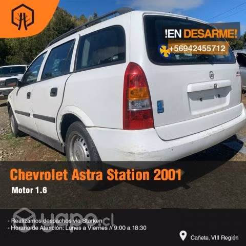 Tapabarro Chevrolet astra station 2001