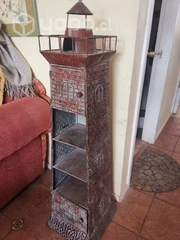 Fanal/farol decorativo de metal