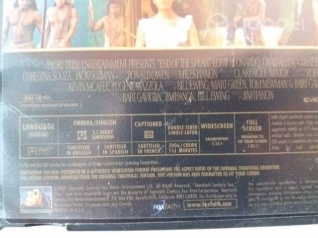 A Punta de Lanza - End Of The Spear Pelicula DVD - Imagen 2