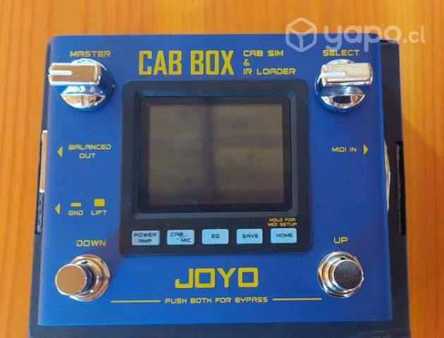 Pedal guitarra Joyo Cab Box - Simulador gabinete
