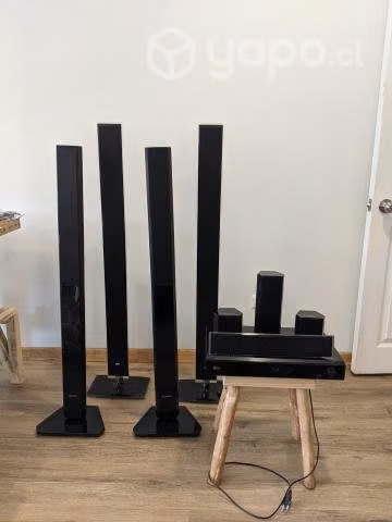 Parlantes Columnas + Parlantes Theather + Consolas