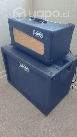 Cabezal gabinete laney a tubo guitarra