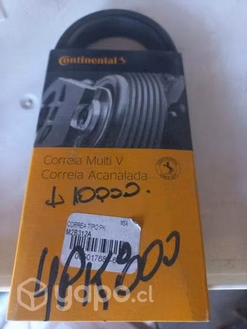 Correa 4pk 800 antideslizante marca continental