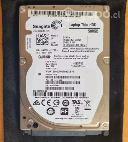 4gb RAM y 500gb HDD (Notebook) - Imagen 2