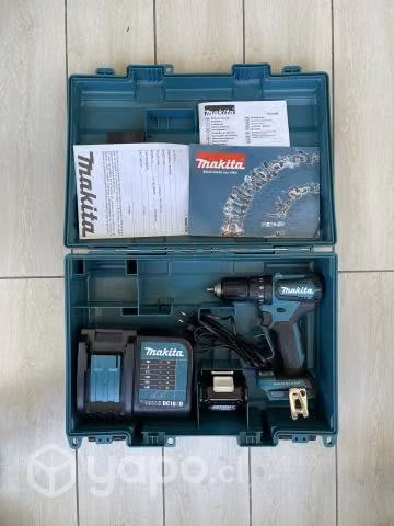 Taladro percutor inalámbrico 13 mm 18V MAKITA