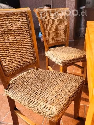 Comedor para interior o terraza rattan
