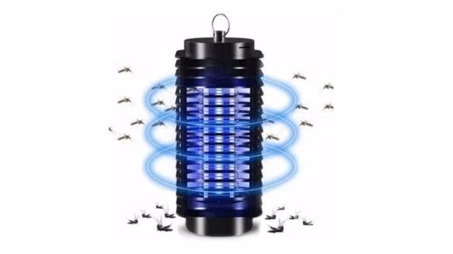 Lampara Mata Mosquitos Moscas Zancudos Con Luz Uv