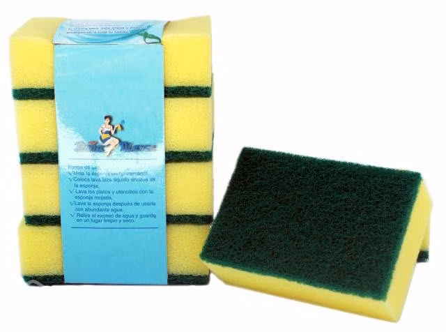 Esponja abrasiva 4x1 pack