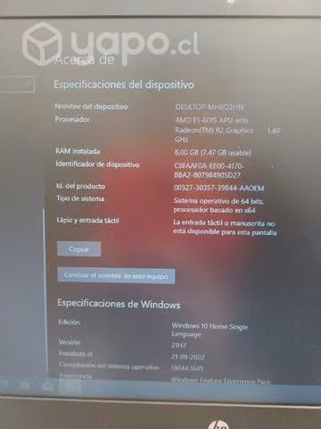 Notebook Hp - Imagen 3