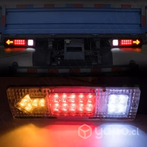 Foco Luz Trasera (par) 12v Iluminación Led Camión