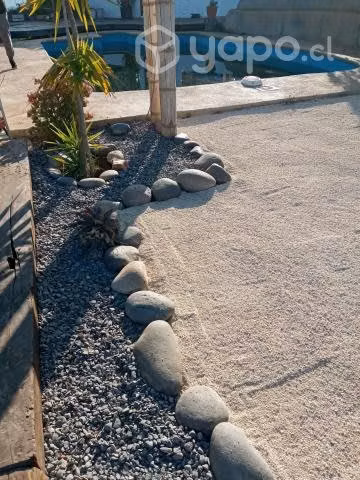 Conchuela, Paisajismo, Jardin seco