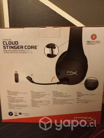 Audífonos gamer inalámbricos HyperX Cloud Stinger