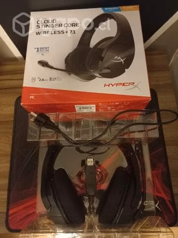 Audífonos gamer inalámbricos HyperX Cloud Stinger