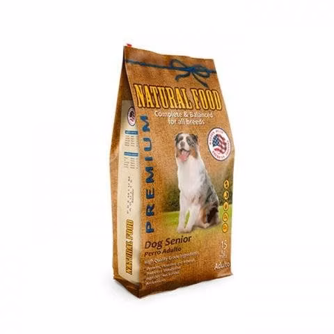 Natural food senior raza grande 15 kg