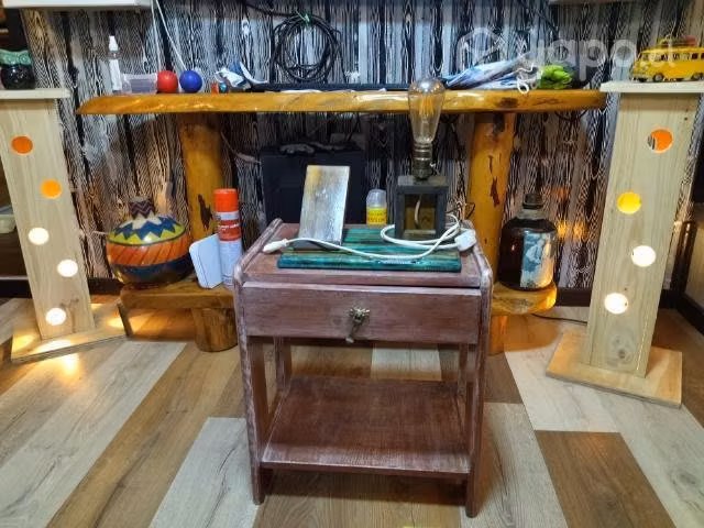 Lámpara vintage mas velador