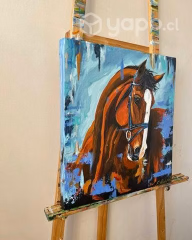 Cuadro pintado a mano óleo sobre lienzo