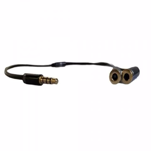 Splitter stereo 3.5mm plug 2 salidas, 23cm - Imagen 3