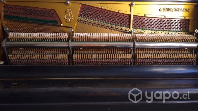 Piano vertical alemán Carl Mand Coblenz - Imagen 4