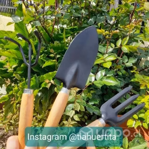 Set de jardineria bolso+ herramientas + sustrato