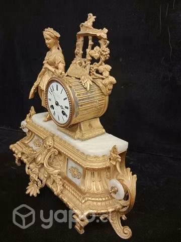 Reloj de sobremesa de bronce ormolu - Imagen 4