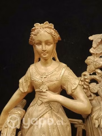 Reloj de sobremesa de bronce ormolu - Imagen 6