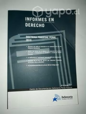 Derecho. Procesal Penal. Doctrina