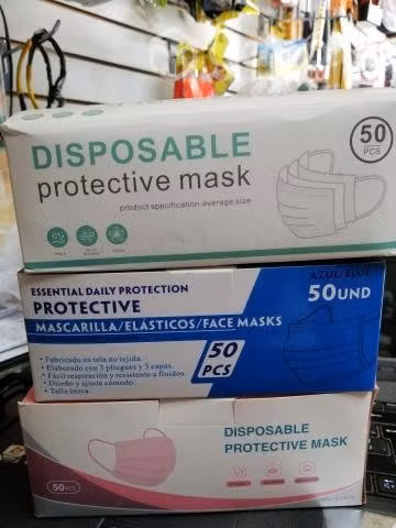 Mascarillas desechables