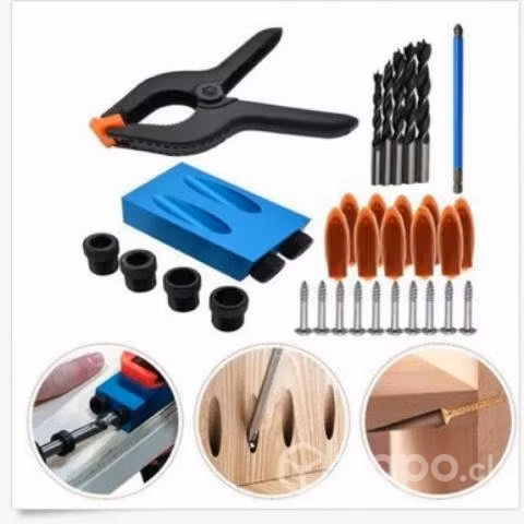 Set para tornillos inclinado en uniones de madera - Imagen 2