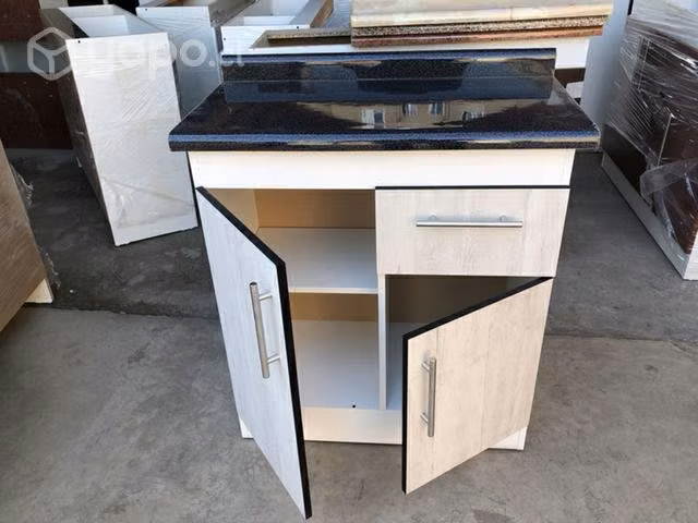 Mueble de cocina meson base 2 cuerpos color enigma - Imagen 4