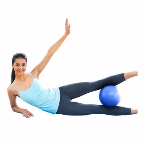Pelota de Yoga Deportes Pilates Pequeña Azul