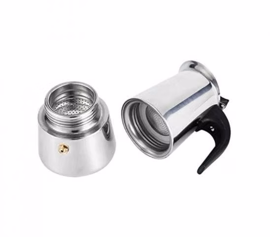Cafetera 6 Cup Acero Inoxidable Espresso Maker Man