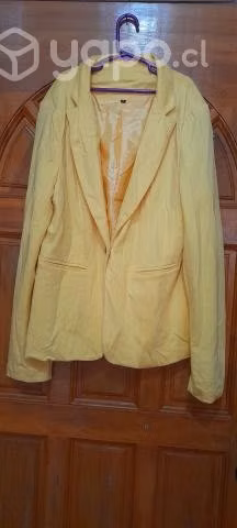 Blazer amarillo femenino