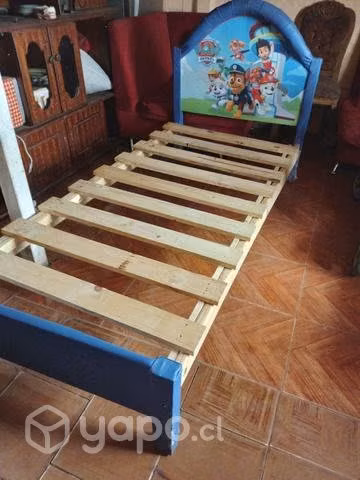 Base de cama 1 plaza paw patrol