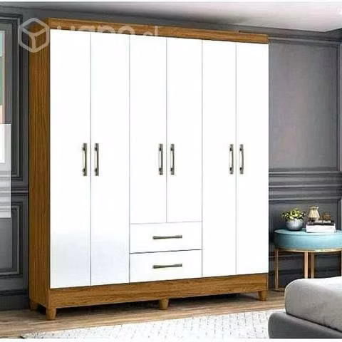 Closet Roch 6 Puertas 2 Cajones