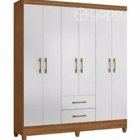 Closet Roch 6 Puertas 2 Cajones