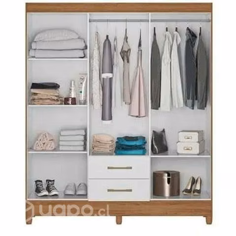 Closet Roch 6 Puertas 2 Cajones