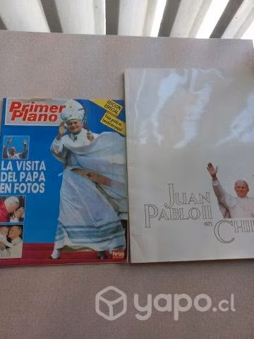 Revista y libro de Papa Juan Pablo II kit