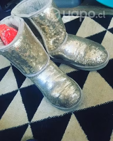 Botas UGG lentejuelas silver 38-39