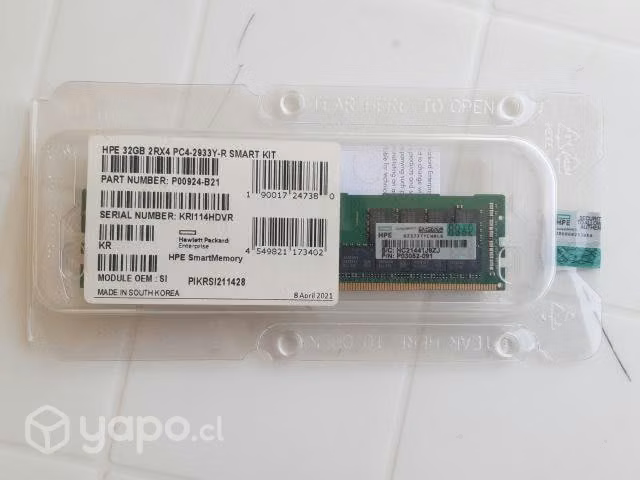 Memoria Ram HPE 32GB 2Rx4 PC4-2933Y-R Smart Kit - Imagen 4