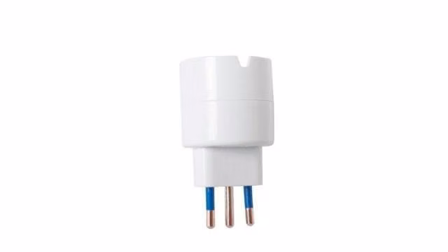 Adaptador Eléctrico Schuko 10a 250v 1500w