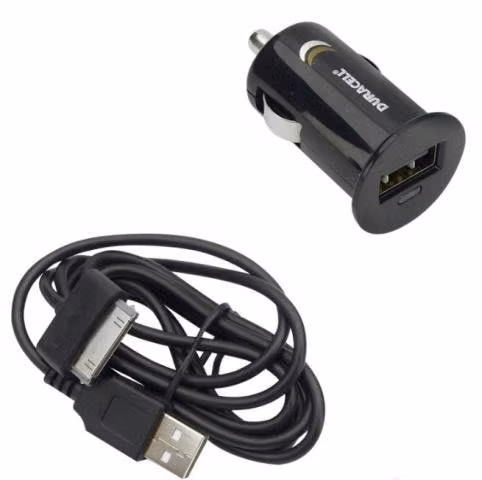 Cargador Duracell 2.1Amp Con Cable Iphone 30 Pin, - Imagen 3