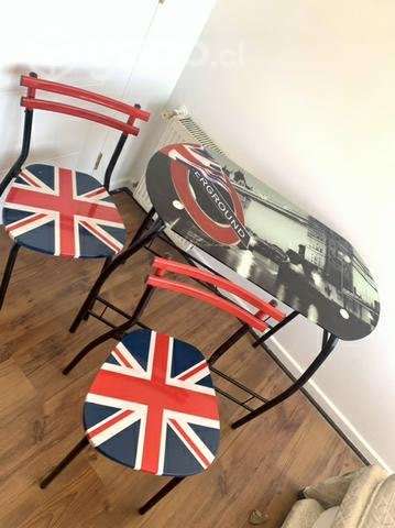 Comedor de vidrio + sillas - Imagen 3