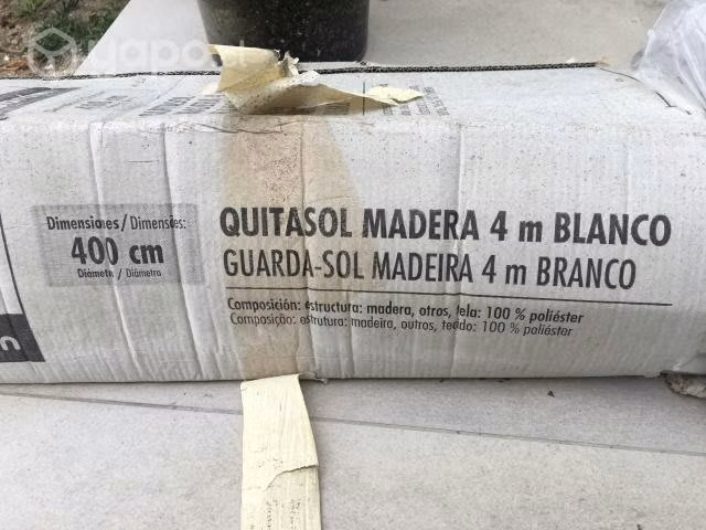 Quitasol Madera 4mts