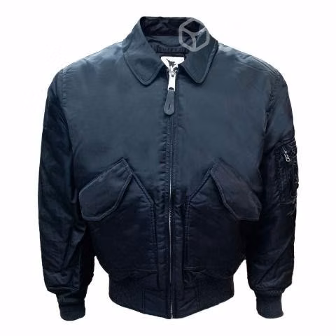 Chaqueta Bomber Piloto Negra
