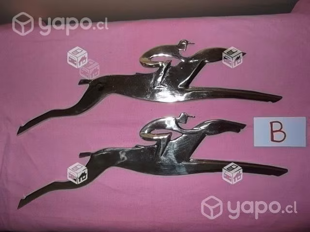 Antigua Moldura, Jinete En Bronce, Valor C/u - Imagen 2