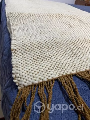 Piecera lana de oveja cama king